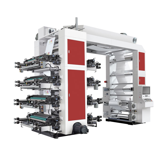 8 color printing machine with camera